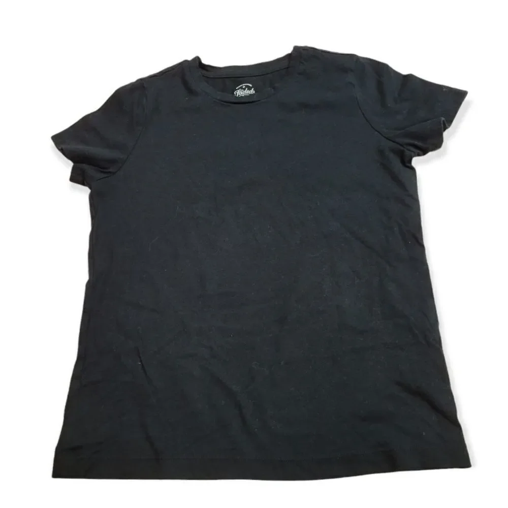 Faded Glory black shirt L10/12